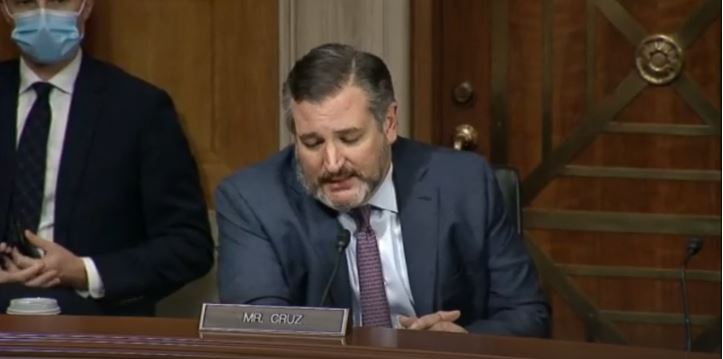 WATCH: Ted Cruz Shuts Down Democrat So Bad She Runs Out of Senate Hearing Room