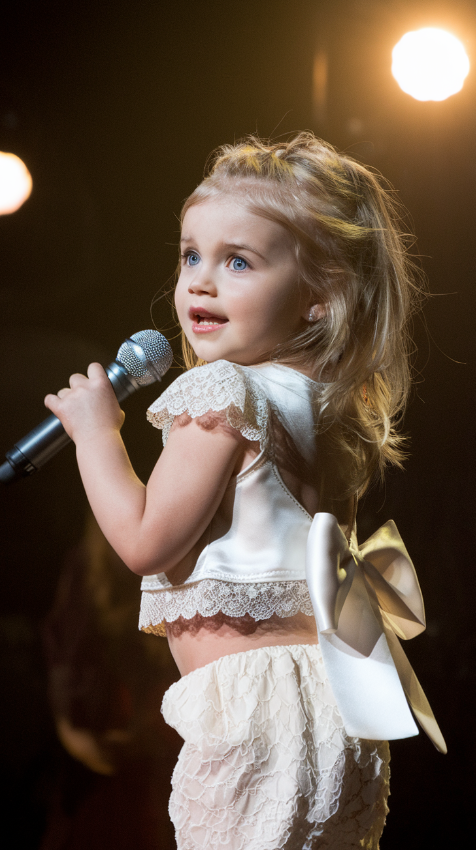 A historic moment unfolded when Simon Cowell, known as the toughest judge, broke down in tears, A little girl stepped onto the stage, and as soon as she began singing, the room went silent, Emotions soared as judges wiped away tears and the audience sobbed, Even Simon couldnt hold it together