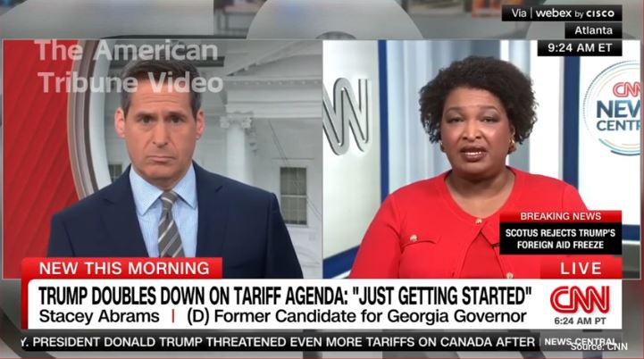 WATCH: Stacey Abrams Goes Berserk in Delusional Meltdown after Trump Yanks Her Billions in Non-Profit Funding for “Out and Out Fraud”