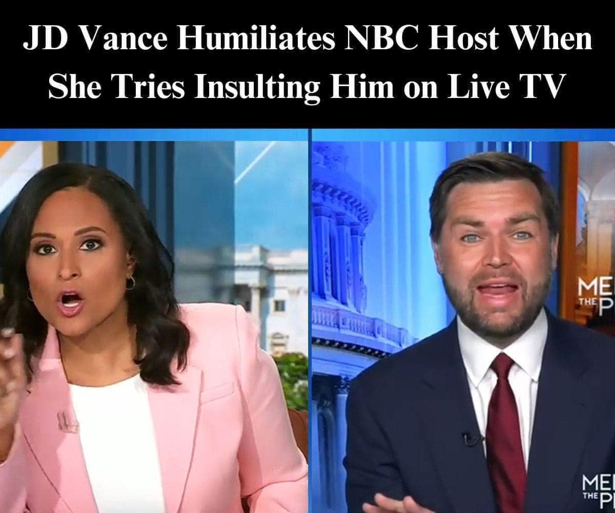 J.D. Vance Tears Into NBC’s Kristen Welker In Tense Interview