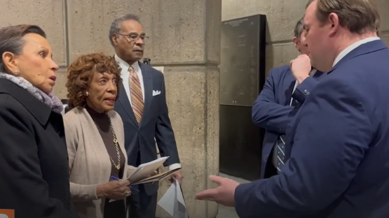 WATCH: Maxine Waters Shouts at and Threatens DOGE, HUD Staffers for Working with Trump