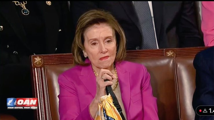 Hilarious Moment from SOTU Shows Humiliated Nancy Pelosi Looking Miserable as Trump Tears Her Party Apart Right in Front of Her