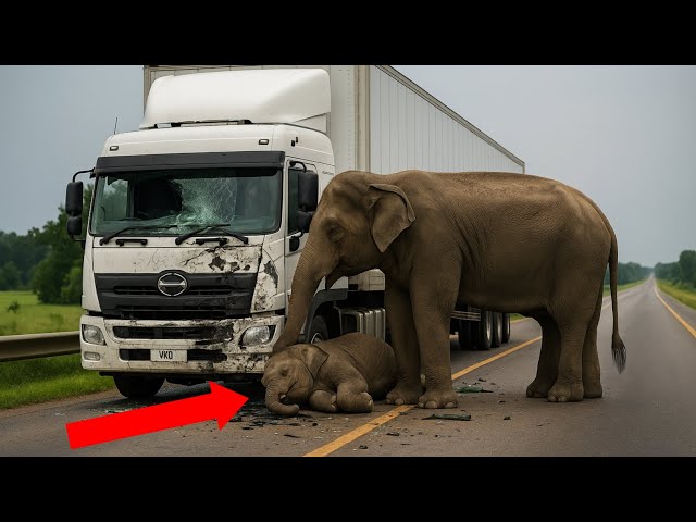 Driver Hits Baby Elephant — What the Mother Did Next Shocked the World
